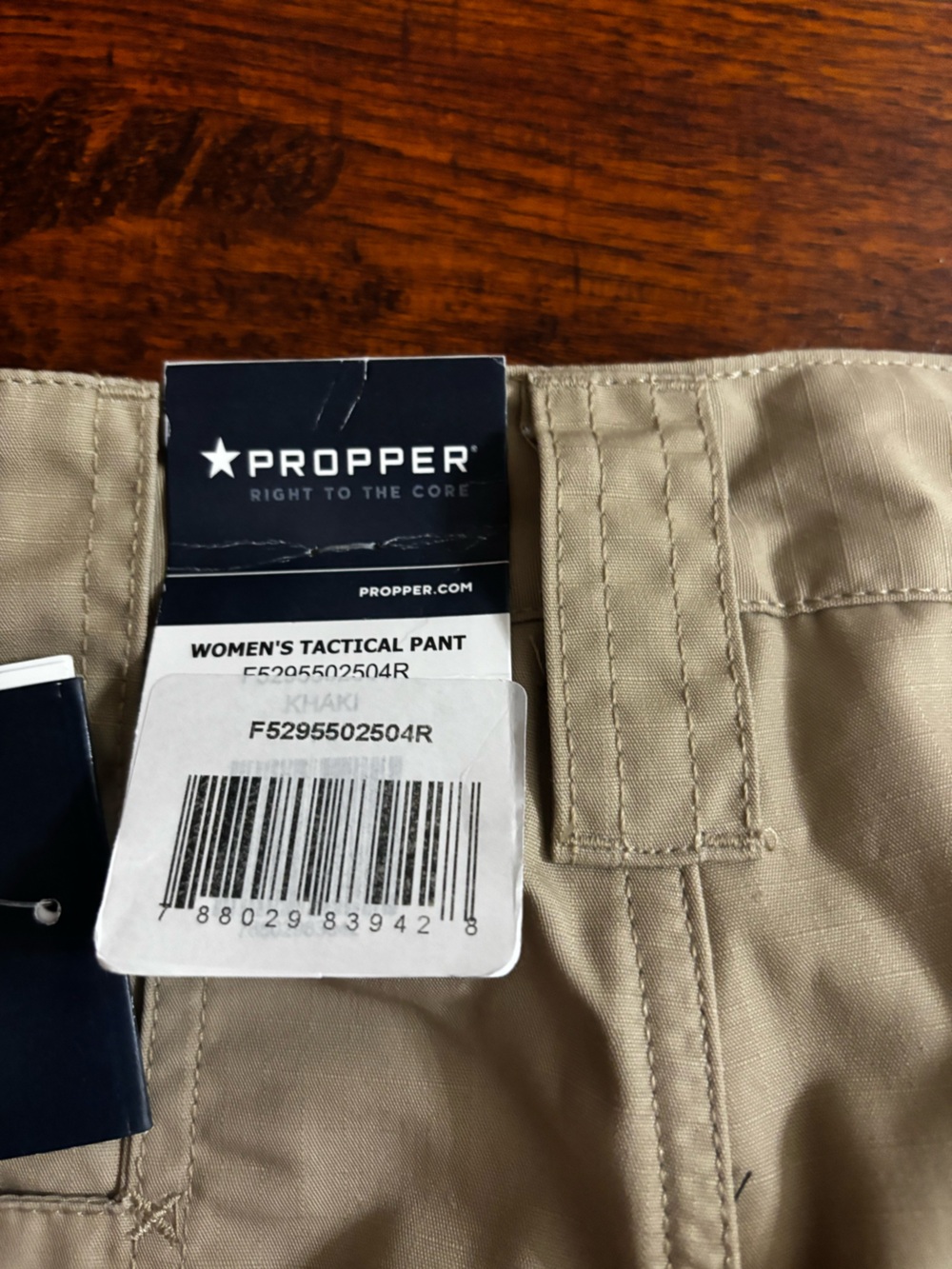 Propper NWT Tactical Khaki Pants Soil Stain Resistant Utility Cargo Teflon Pants - Picture 10 of 15